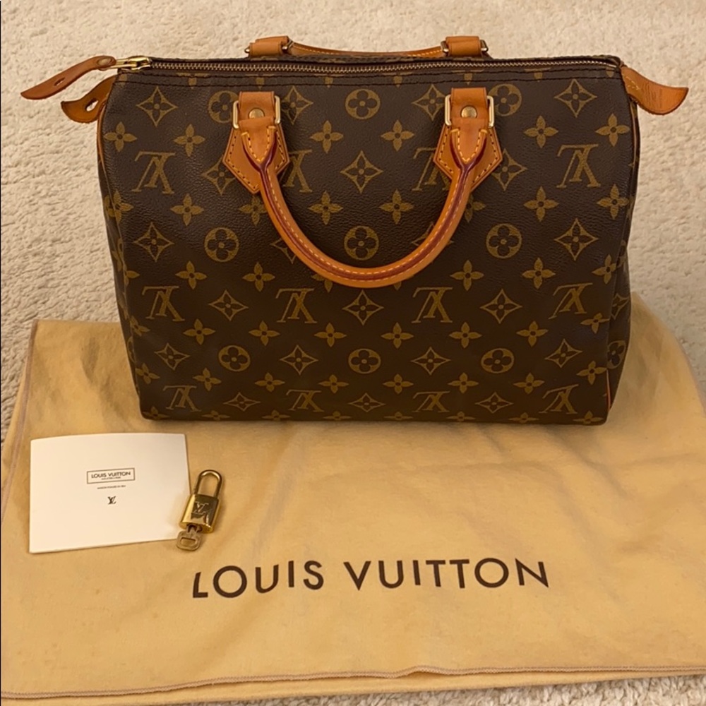 Authentic Louis Vuitton Speedy 30 Monogram